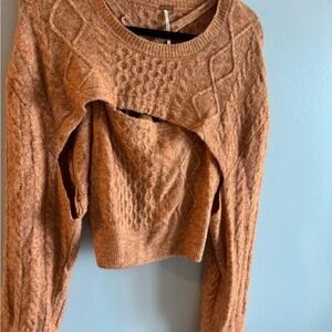 Free People Two-piece sweater/tank set